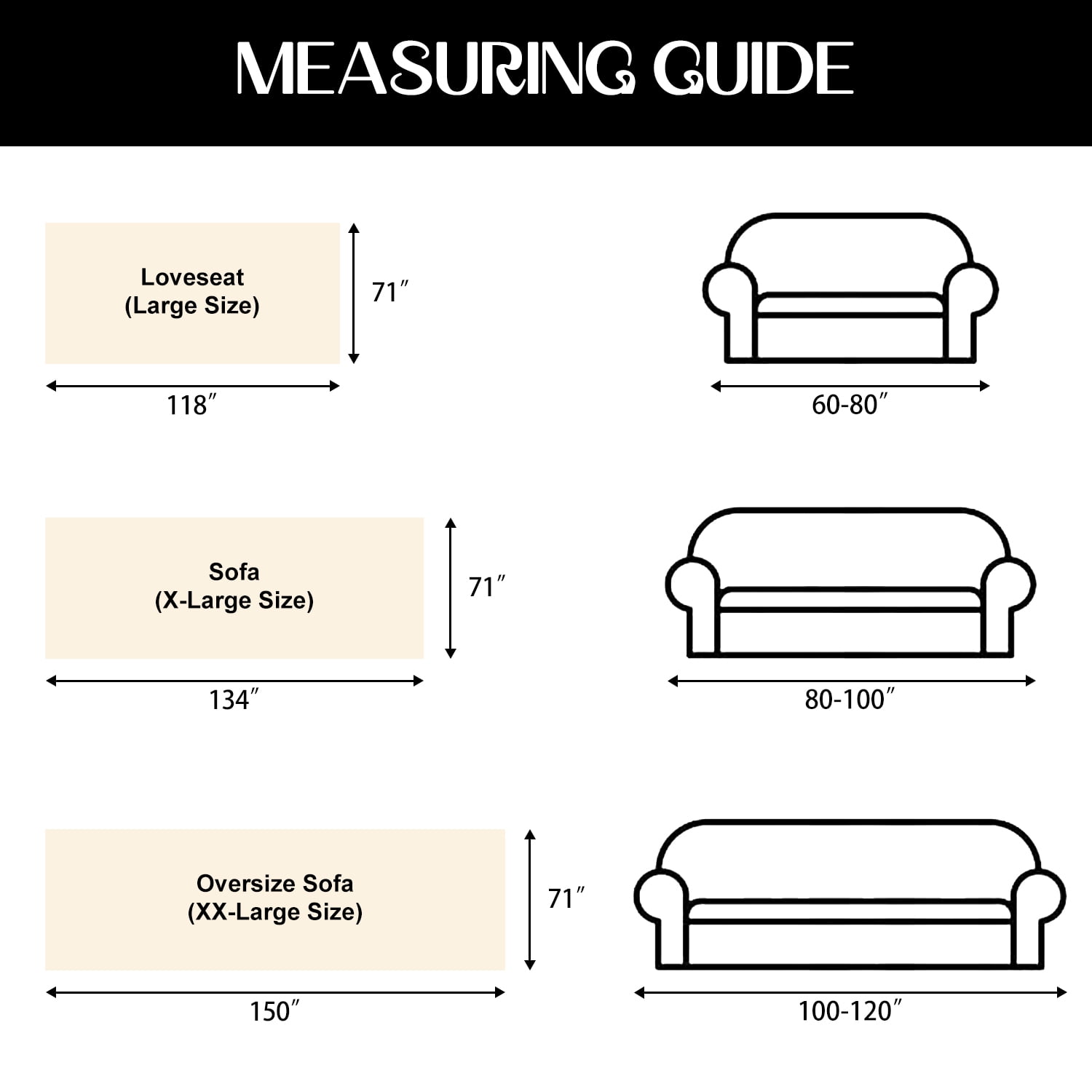 Jessy Home Sofa Cover Sofa Slipcover Couch Cover Protector Durable Multi-Function Furniture Cover for Dogs Cats Home Decor 71"x 150"Light Coffee