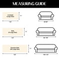 thumbnail image 5 of Jessy Home Sofa Cover Sofa Slipcover Couch Cover Protector Durable Multi-Function Furniture Cover for Dogs Cats Home Decor 71"x 150"Light Coffee, 5 of 8
