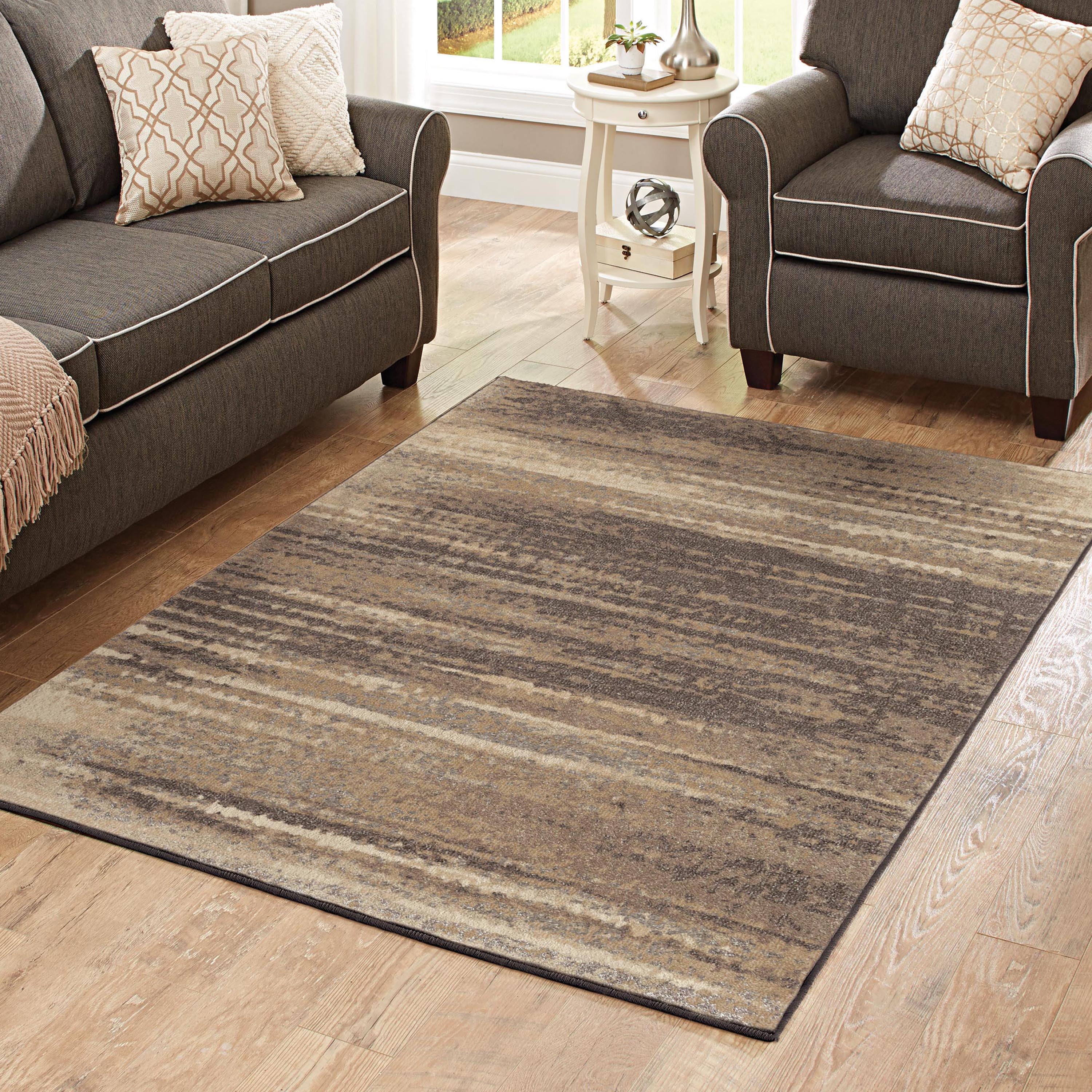 better homes and gardens swirls area rug beige