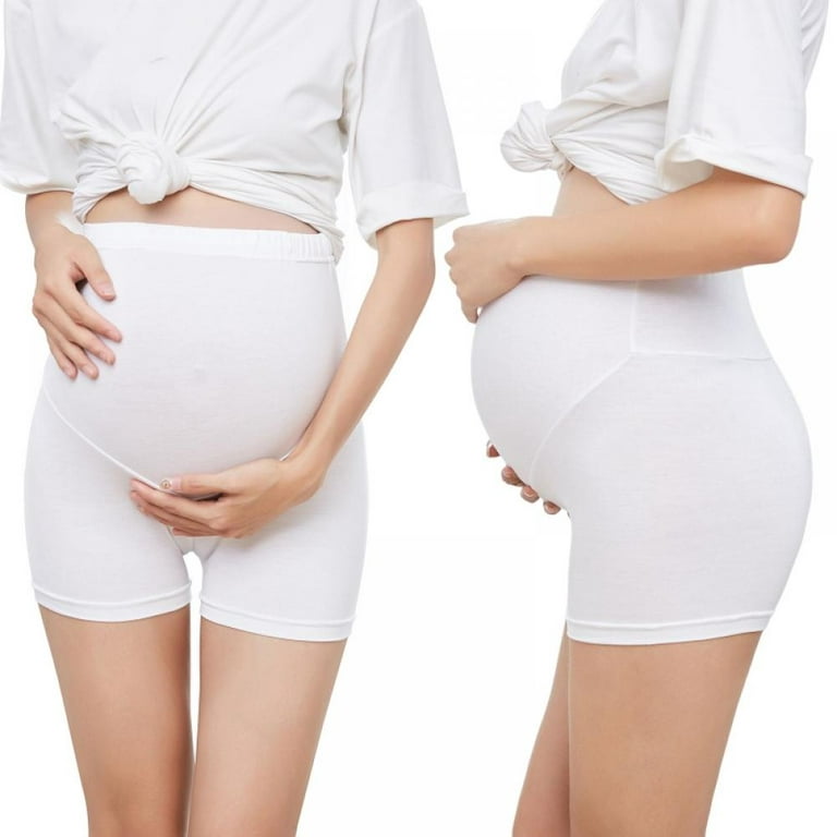2 Pack Maternity Shapewear for Dresses Pregnancy Underwear Prevent Chaffing  Back Support High Waisted