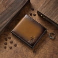 thumbnail image 1 of 1Genuine Leather Men's Wallet, Top Layer Cowhide Large Capacity Wallet For Men With 11 Card Slots & 2 Bill Compartments, Gift For Him, 1 of 5