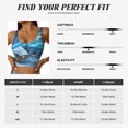 thumbnail image 4 of Rateoe Mountain Cottage In Snow Print Womens' Sports Bras Scoop Neck Sports Vest- Padded U Back Seamless High Impact Support, 4 of 7