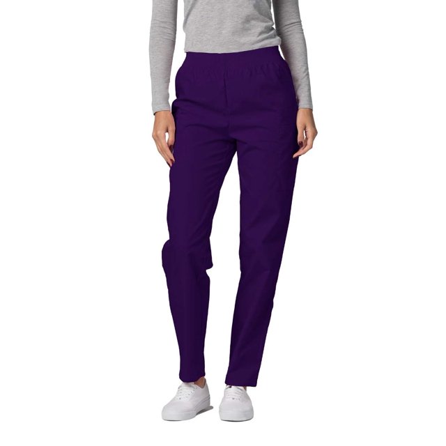 Adar Universal Women's Scrub Set - Warm-Up Scrub Jacket and Elastic Pull-On Pants