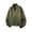 (New4)Army Green, variant on Bomber Jacket for Men Casual Zip Up Stand Collar Outerwear Plus Size Loose Fit Coat for Daily Street Dating Commute Outfits