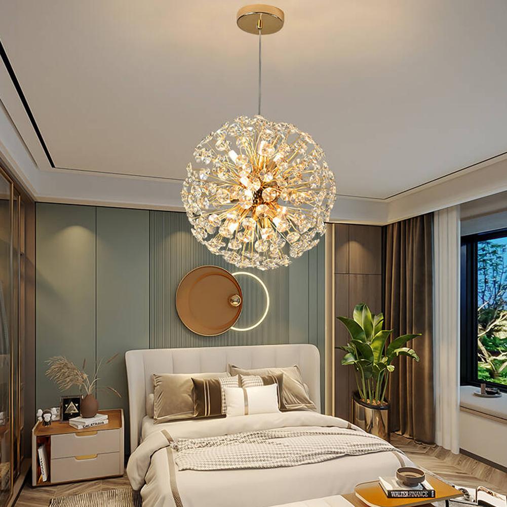 Vintage Black Crystal Chandelier - 6-Light, Iron Frame With K9 Crystals, Adjustable Chain, For Dining Room Or Farmhouse