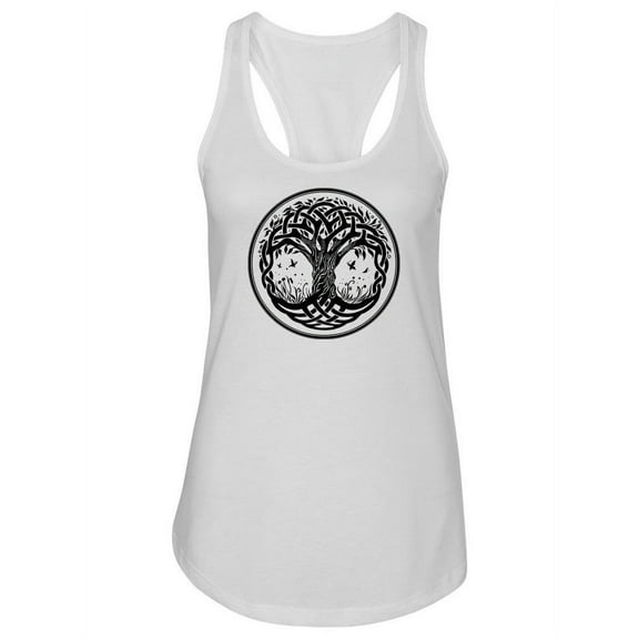Celtic Tree Of Life Design. Tank Women -Image by Shutterstock, Female XX-Large