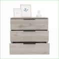 thumbnail image 5 of Dressers, Kaia 3-Drawer Light Gray Dresser with Superior Top | Gray | Particle Board, 5 of 9