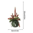 thumbnail image 3 of PONPRNGY 1Pc Christmas Jingle Bell with Pine Cones Berries Xmas Bell Hanging Ornament Jingle Bell Pendant for Christmas Tree Wreath Winter Holiday Party Home Decoration, 3 of 6