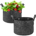thumbnail image 1 of Bgsha Grow Bags Thick Nonwoven Fabric Pots with Strap Handles Multi-Purpose Rings, 1 of 9