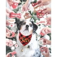 thumbnail image 5 of 2 Pack Christmas Dog Bandanas, Buffalo Plaid Dog Holiday Bandana Xmas Scarf for Small Medium Large Dogs, 5 of 5