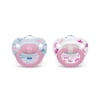 NUK Comfy Orthodontic Pacifiers, Pink Assorted, 18-36 Months, 2 Pack