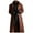 Brown, variant on QHFBli Mens Trench Coat Men Gothic Halloween War Robe Solid Color Cardigan Button Leather Long Windbreaker European And Stereoscopic