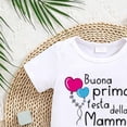 thumbnail image 6 of Caqnni Preemie 12-18 Months One-Piece Childrens Bodysuit Newborn Printed Short Sleeved Romper Comfortable A26-Light Blue, 6 of 6