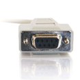 thumbnail image 2 of C2G - Null modem cable - DB-9 (F) to DB-9 (F) - 1 ft - molded - beige, 2 of 3