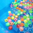 thumbnail image 3 of 10Pcs Color 27mm Bouncy Jet Balls Kids Toy For Pinata Loot Party Bag Fillers, 3 of 5
