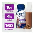 thumbnail image 3 of Ensure High Protein Nutrition Shake, Milk Chocolate, 8 fl oz, 6 Count, 3 of 16