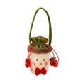 thumbnail image 1 of Bewildely Colgante de árbol de Navidad para regalo, bolsa de dulces, accesorio DIY multiusos, accesorios para el hogar, saco de azúcar, Kits de decoración para fiestas Forma de muñeco de nieve, 1 of 6