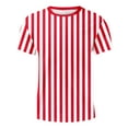 thumbnail image 4 of YANGXINX Mens Striped T Shirt Color Block Summer Casual Short Sleeve Crew Neck Tee Soft Breathable Daily Wear Comfort Fit Tops, 4 of 4