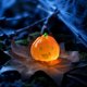 thumbnail image 2 of HWRETIE Luminous Pumpkin Ornament,Glowing Halloween Decoration, 2 of 7