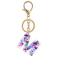 thumbnail image 1 of Porte-clés en Résine 26 Lettres pour Femmes Filles Pendentif Sac Accessoires de Sac à Main, 1 of 5