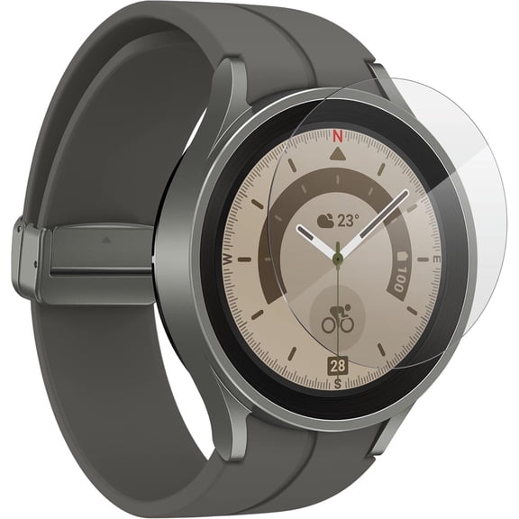 ZAGG InvisbleShield Fusion Compatible with Galaxy 5 Watch Pro (45mm) - Engineered Hybrid Glass - Screen Protector