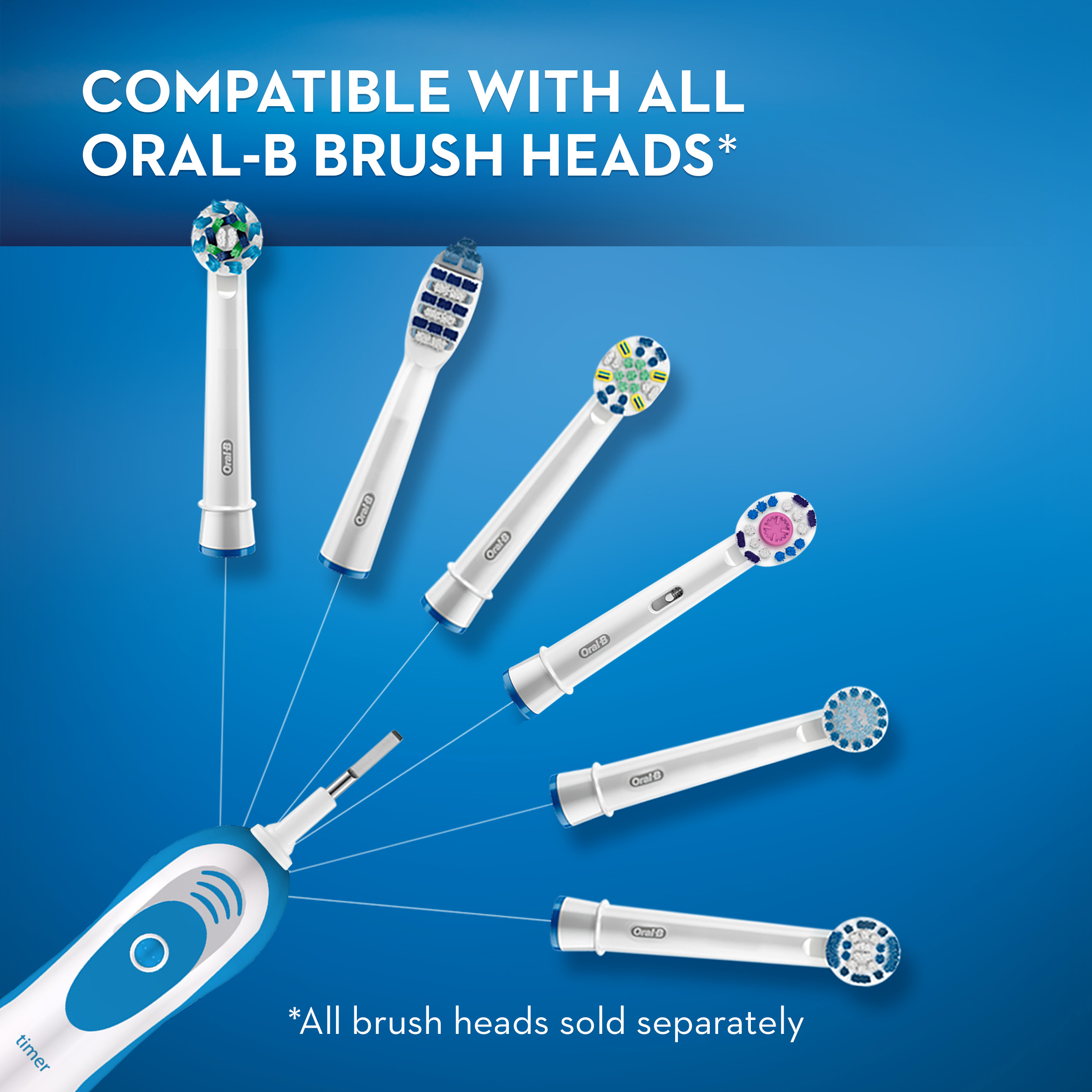Oral-B Pro Health Clinical Battery Powered Toothbrush, 1 Ct, Compact  Head, for Adults & Children 3+ - image 7 of 7