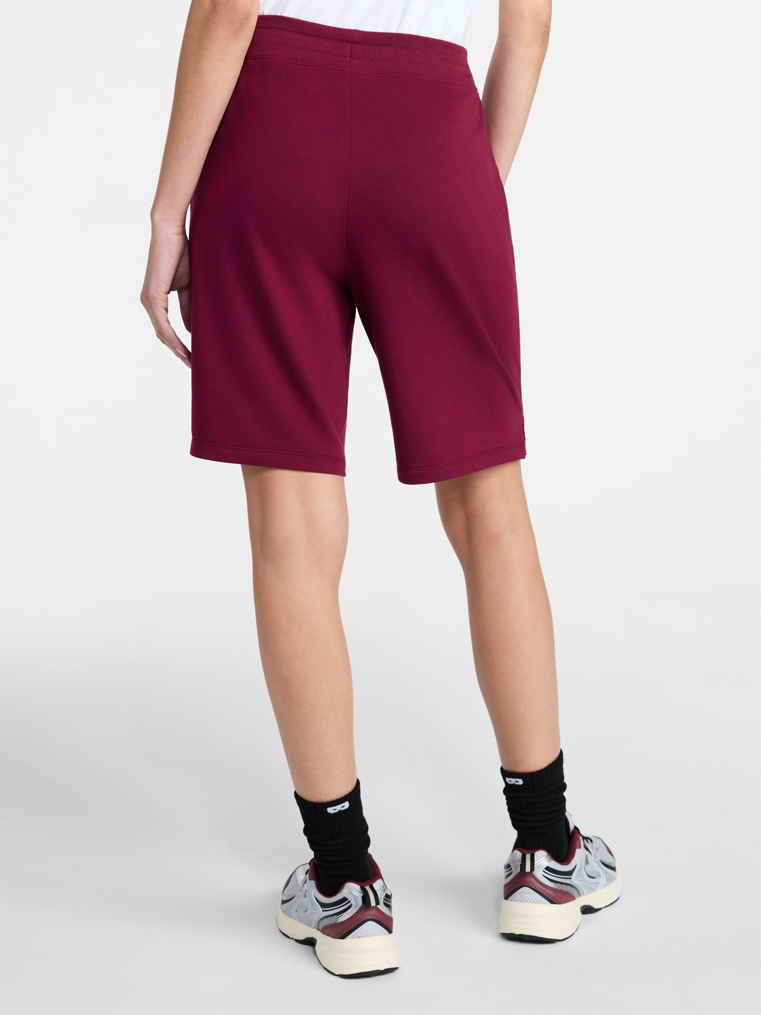 Athletic Works Women's and Women's Plus French Terry Bermuda Shorts, Sizes XS-4X