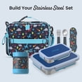 thumbnail image 2 of Bentgo Stainless Steel Snack Box - Leak-Proof, 2 Compartments, 2-Cup Capacity, Ideal for Kids 3+, Teens & Adults, Durable, Reusable (Navy), 2 of 8