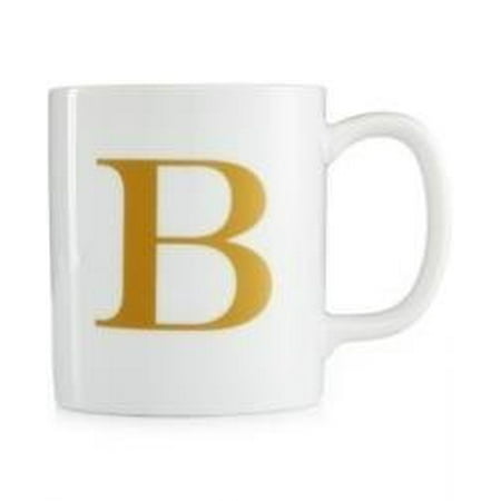 UPC 013302505838 product image for The Cellar Gold-Tone Initial Mug Collection Porcelain Letter 'B' Mug | upcitemdb.com