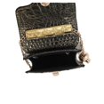 thumbnail image 5 of MKF Collection Luxe Women's Mini Satchel Bag with Chain Strap Croco Vegan Leather Handbag Purse by Mia K - Green, 5 of 6