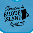 thumbnail image 4 of Inktastic Someone in Rhode Island Loves Me Boys or Girls Baby Bib, 4 of 4