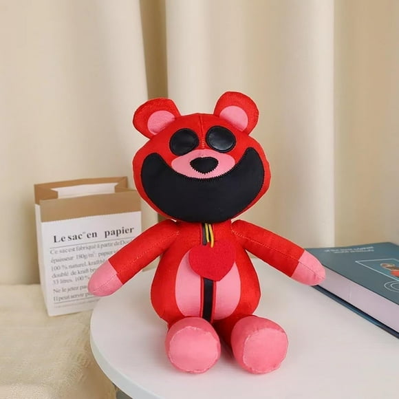 Smiling Critters Jouet en Peluche, Peluches Smiling Critters de 12 Pouces Coussin Animal en Peluche Poupée Jouets, Smiling Critters Chapitre 3 Sommeil Profond Jeu Faveurs pour Fans Cadeaux Préférés (Rouge)