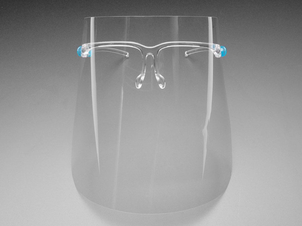assorted colors style polycarbonate glasses Face Shield Guard Protect Reusable 