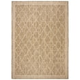 thumbnail image 5 of SAFAVIEH Courtyard Jasper Geometric Bordered Indoor/Outdoor Runner Rug, 2'3" x 10', Dark Beige/Beige, 5 of 11