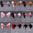 thumbnail image 3 of Diadema con orejas de gato para niña y mujer, accesorio para el pelo, horquilla de felpa para la cabeza, disfraz de Cosplay hecho a mano, 3 of 5