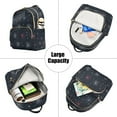 thumbnail image 5 of FORMRS Mini Backpack Purse for Women Quilted Travel Daypack Casual Shoulder Bag, Starry Night Pattern, 5 of 7
