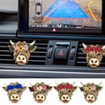 thumbnail image 1 of Fiudx Difusor de Coche con Forma de Vaca, Diseño de Carreta de Toros, Ambientador de Madera, Fácil Instalación con Clip En La Ventilación, Aromaterapia para Coche, Uso Doméstico, Regalo Perfecto para, 1 of 3