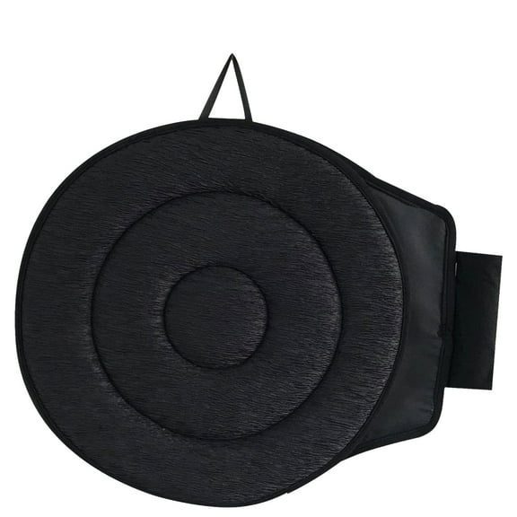 Oioii Multifunction 360 Degree Rotating Car Seat Cushion Lightweight Swivel Cushion with Breathable Material Portable Universal Seat Pad for Elderly Pregnant Women Home Office Travel,Black