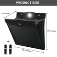 thumbnail image 3 of Garbage Bag For Car, Multipurpose Hanging Car Trash Bags With Smart Led, Waterproof Trash Can For Car Back Seat With 30 Pcs Disposable Garbage Bags, B, 3 of 5