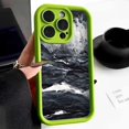 thumbnail image 3 of Black Style Gradient Watercolor Phone Case For iPhone 15 13 14 11 12 Pro Max 7 8 Plus XS Max XR Shockproof Silicone Back Cover, 3 of 5
