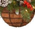 thumbnail image 3 of National Tree Company Artificial Christmas Frosted Berry Hanger Basket, 3 of 6