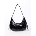 thumbnail image 2 of Bolso Verdusa de piel sintética con tachuelas, color negro, 2 of 6