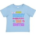 thumbnail image 3 of Inktastic Some Bunny is Going to Be a Big Sister with Bunny Ears and Flowers Girls Toddler T-Shirt, 3 of 5