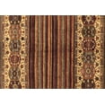 thumbnail image 1 of Ahgly Company Indoor Rectangle Abstract Brown Modern Area Rugs, 2' x 4', 1 of 4