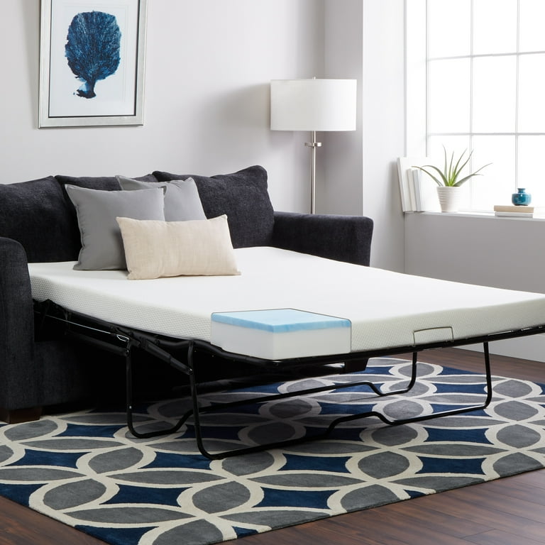 Select Luxury New Life 4.5 Inch Memory Foam Sofa Bed Mattress Full