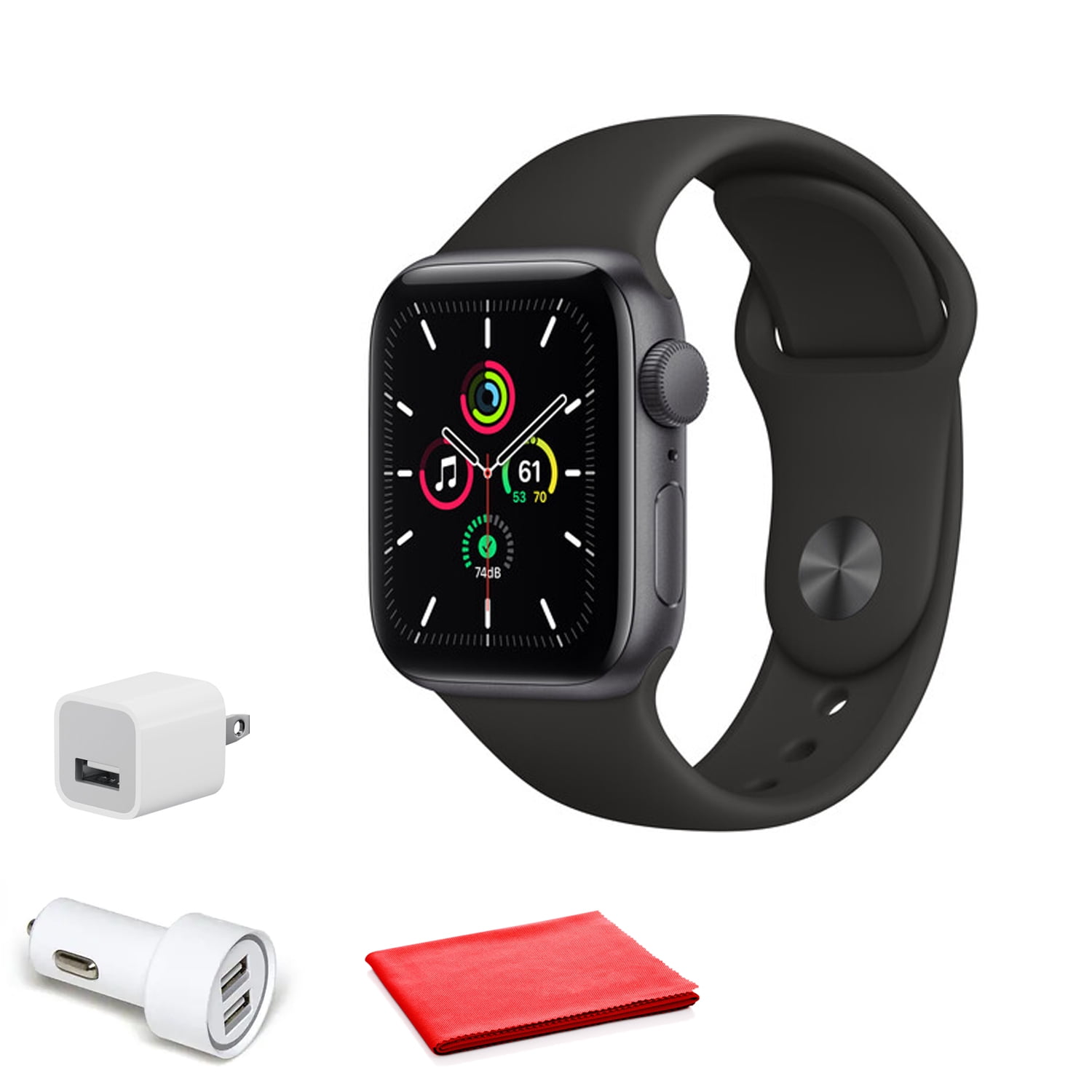 Apple Watch SE GPS, 40mm Space Gray Aluminum Case with Black Sport Band Kit  | Walmart Canada