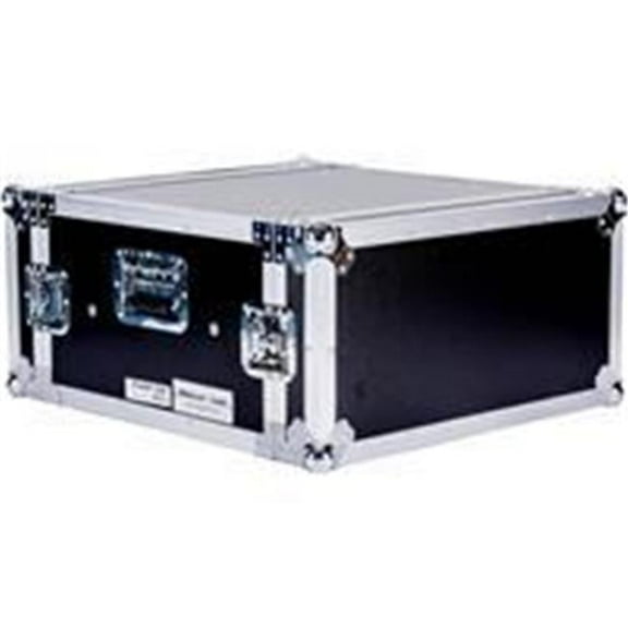 Fly Drive Case 4u Space Shock Mount Amplifier Case - 21 in. Body Depth with Wheels