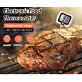 thumbnail image 3 of efengcook Candy Thermometer Deep Fryer Oil Thermometer with Clip - Best Long Frying Thermometer for Turkey Fryer Tall pots Fry Cooking (Black Digital Thermometer), 3 of 8