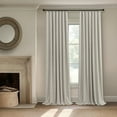 thumbnail image 2 of Blackout Linen Curtains 96 Inches Long for Living Room 2 Panel Set Black Out Light Blocking Back Tab Neutral Boho Farmhouse 96 Inch Curtain Drapes for Bedroom Window Earth Tone Stone Birch Taupe Tan, 2 of 18