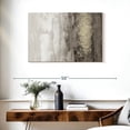 thumbnail image 3 of Elephant Stock Glitter Rain I Wall Art - Horizontal Canvas Wall Art - Living Room Wall Decor - Abstract Canvas - Gray And White Decor By Jennifer Goldberger - 36" x 24", 3 of 8